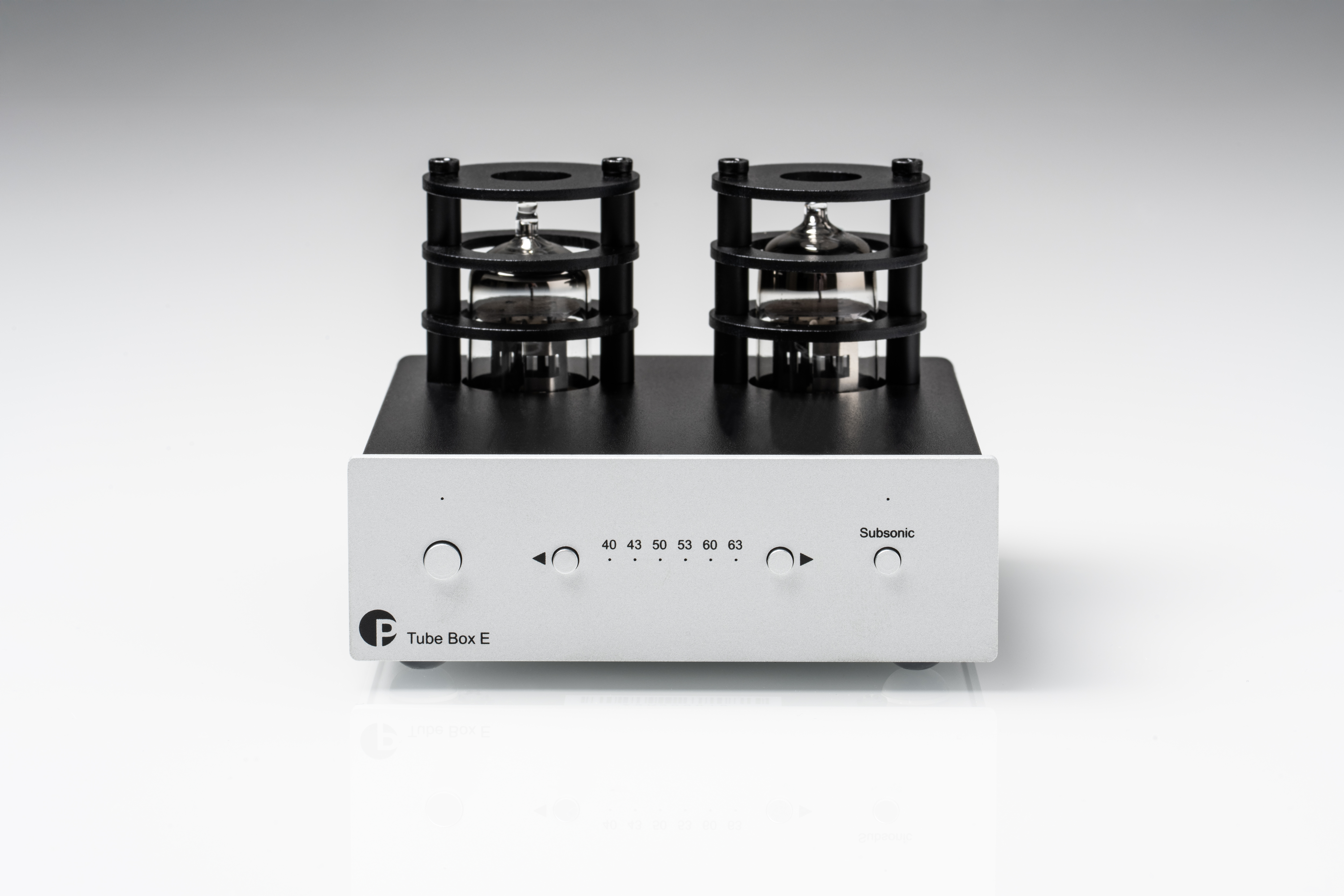 Pro-Ject Tube Box E phono preamp in silver