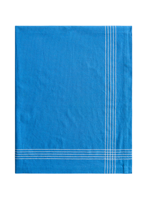 Embroidered-Motif Linen-Blend Tablecloth