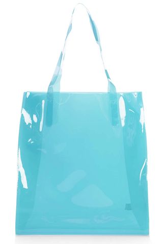 Topshop Semi-Sheer Plastic Shopper Bag, £20
