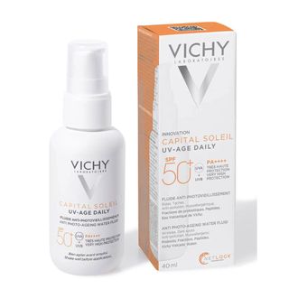 best sunscreen for acne-prone skin - Vichy Capital Soleil UV Age Daily SPF50+