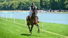 German rider Michael Jung has taken the leader following the Paris Olympic cross-country.