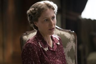 The First Lady sees Gillian Anderson playing Eleanor Roosevelt.