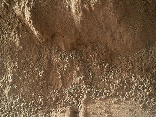Mars Scuffmark Up Close by Curiosity Rover