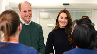 Prince William, Prince of Wales and Catherine, Princess of Wales visit the Royal Liverpool University Hospital