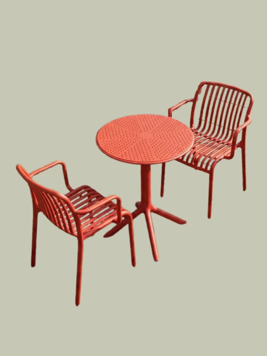 Dunelm, Bergen Round Bistro Table With Two Alma Armchairs