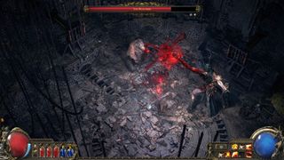 A screenshot of the upcoming PS5 game, Path of Exile 2.