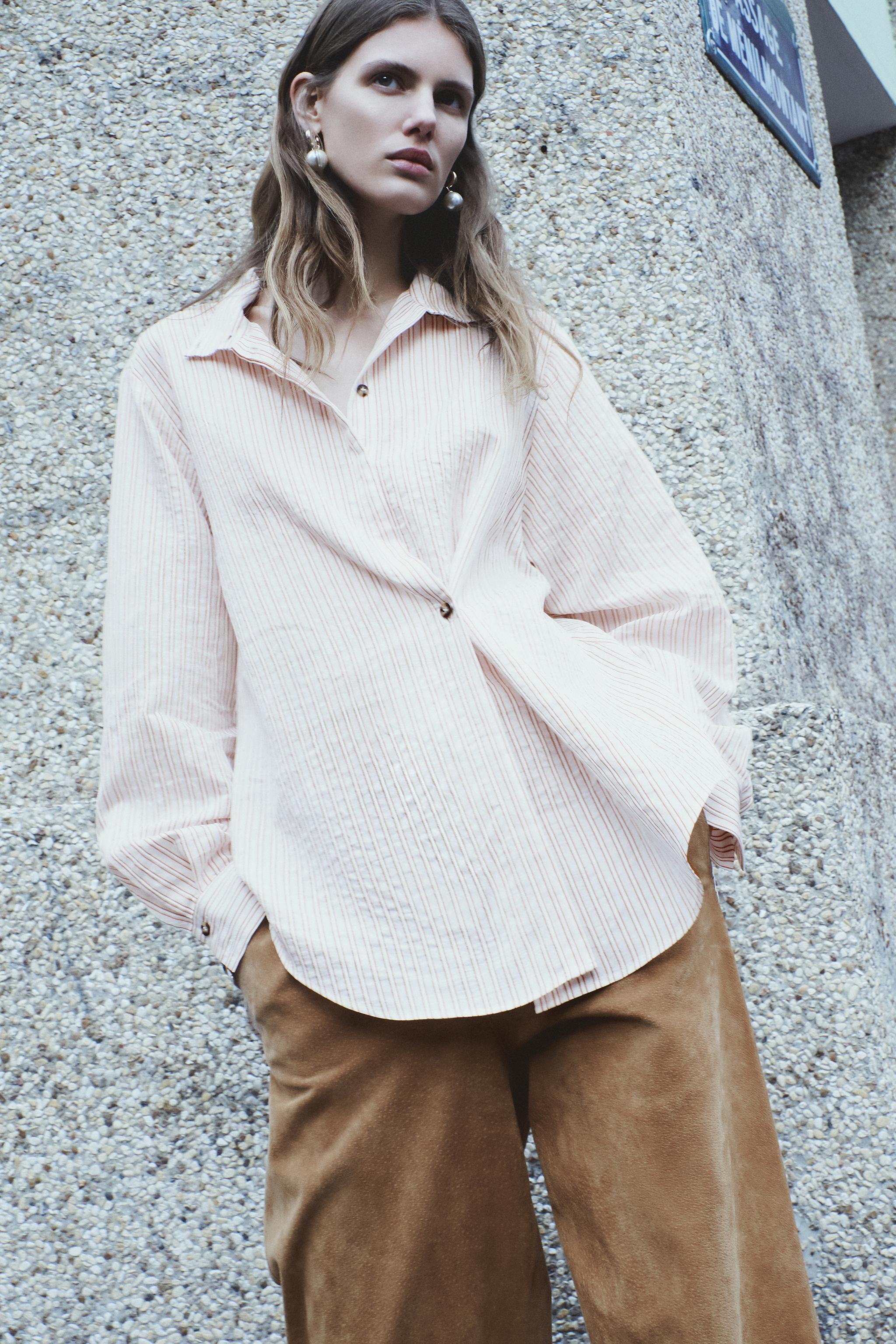 Oversize Striped Shirt