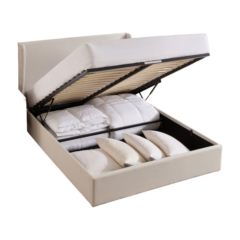 Berkeley Ottoman Storage Bed - Natural