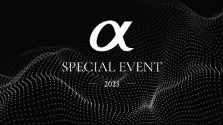 Un cartel promocional para el evento especial de cámaras de Sony de 2023