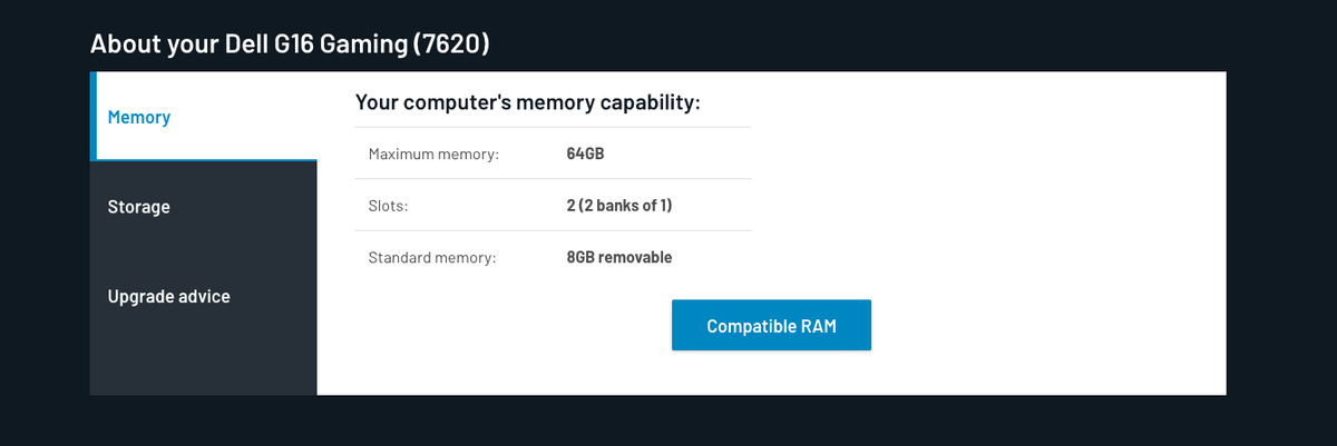 Upgrade Laptop RAM
