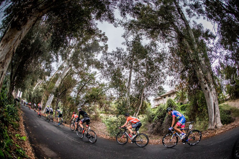 Stage 4 winner at the back of the peloton, Ulises Castillo of KHS-Maxxis