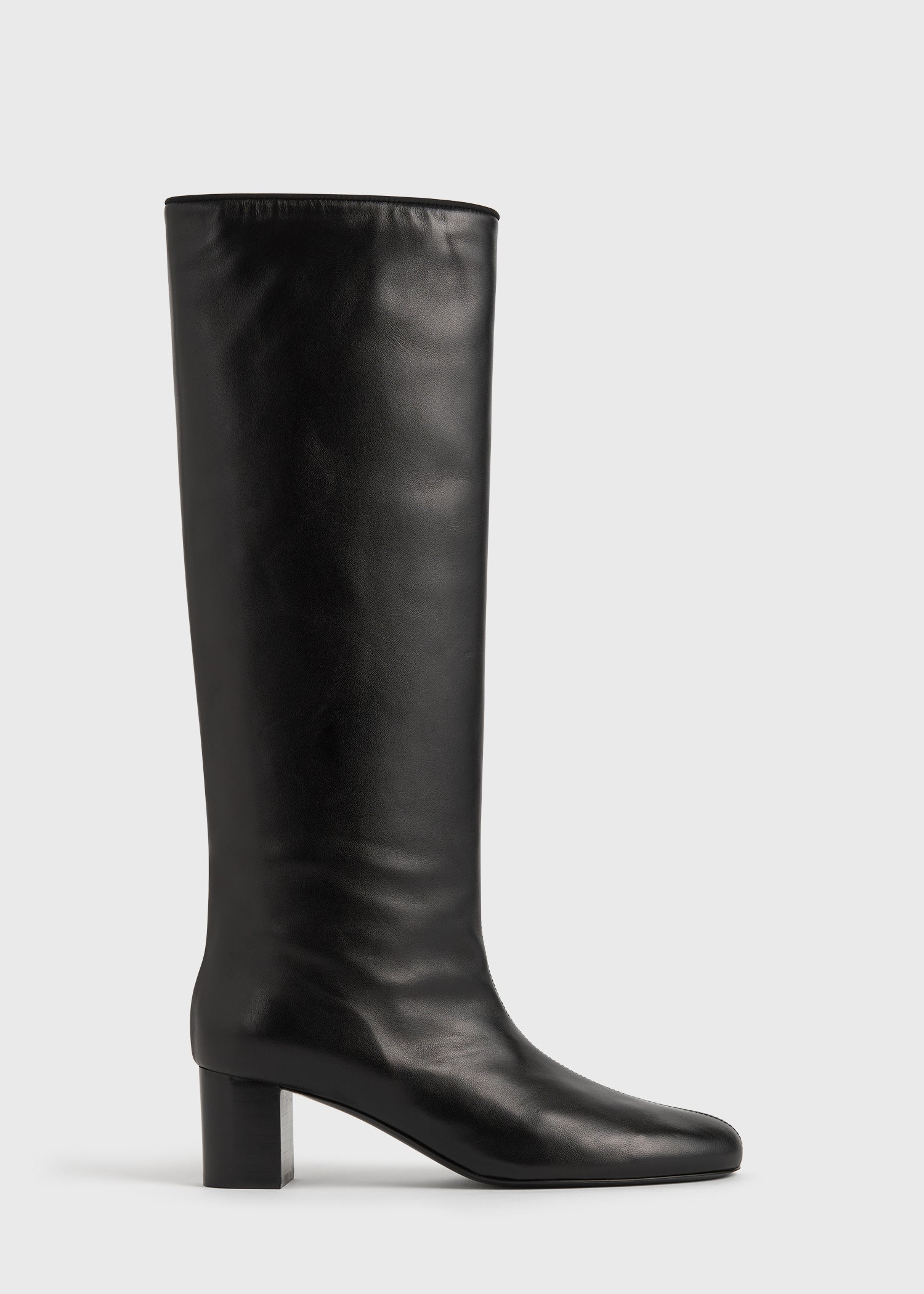 Downtown Nappa Knee-High Boots Black - 35