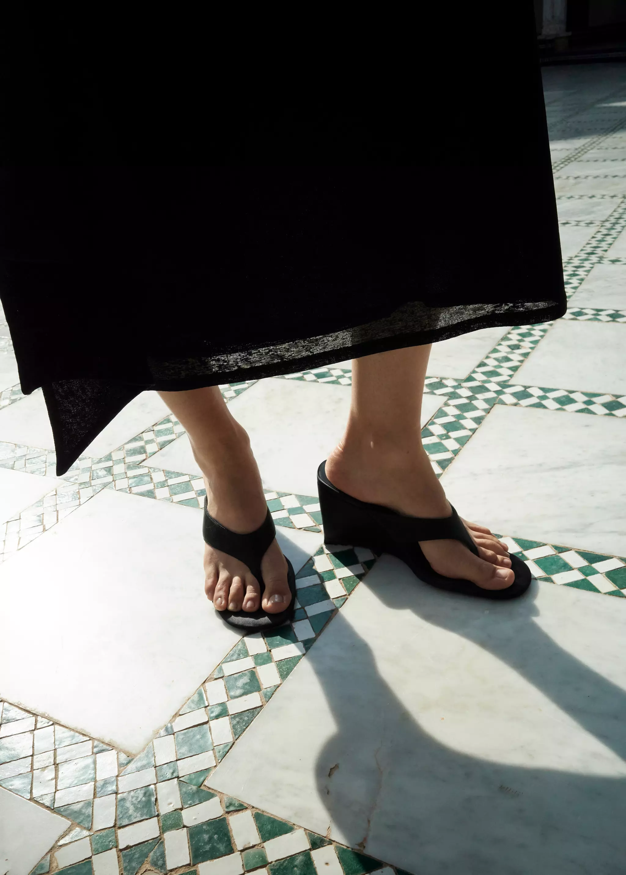 Wedge Sandal With Satin Straps - Women | Mango Usa