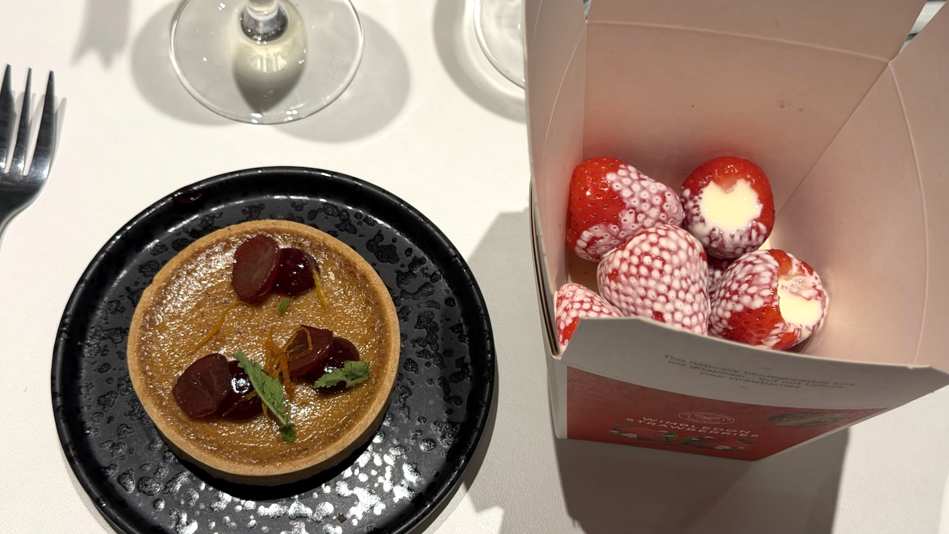 Food available at the Wimbledon tennis tournament 2026