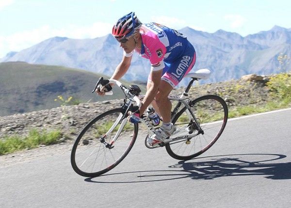 Damiano Cunego (Lampre) stayed in the group