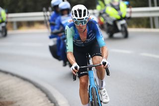 YUNQUERA SPAIN AUGUST 22 Ben OConnor of Australia and Team Decathlon AG2R La Mondiale competes in the breakaway during the La Vuelta 79th Tour of Spain 2024 Stage 6 a 1855km stage from Jerez de la Frontera to Yunquera UCIWT on August 22 2024 in Yunquera Spain Photo by Dario BelingheriGetty Images