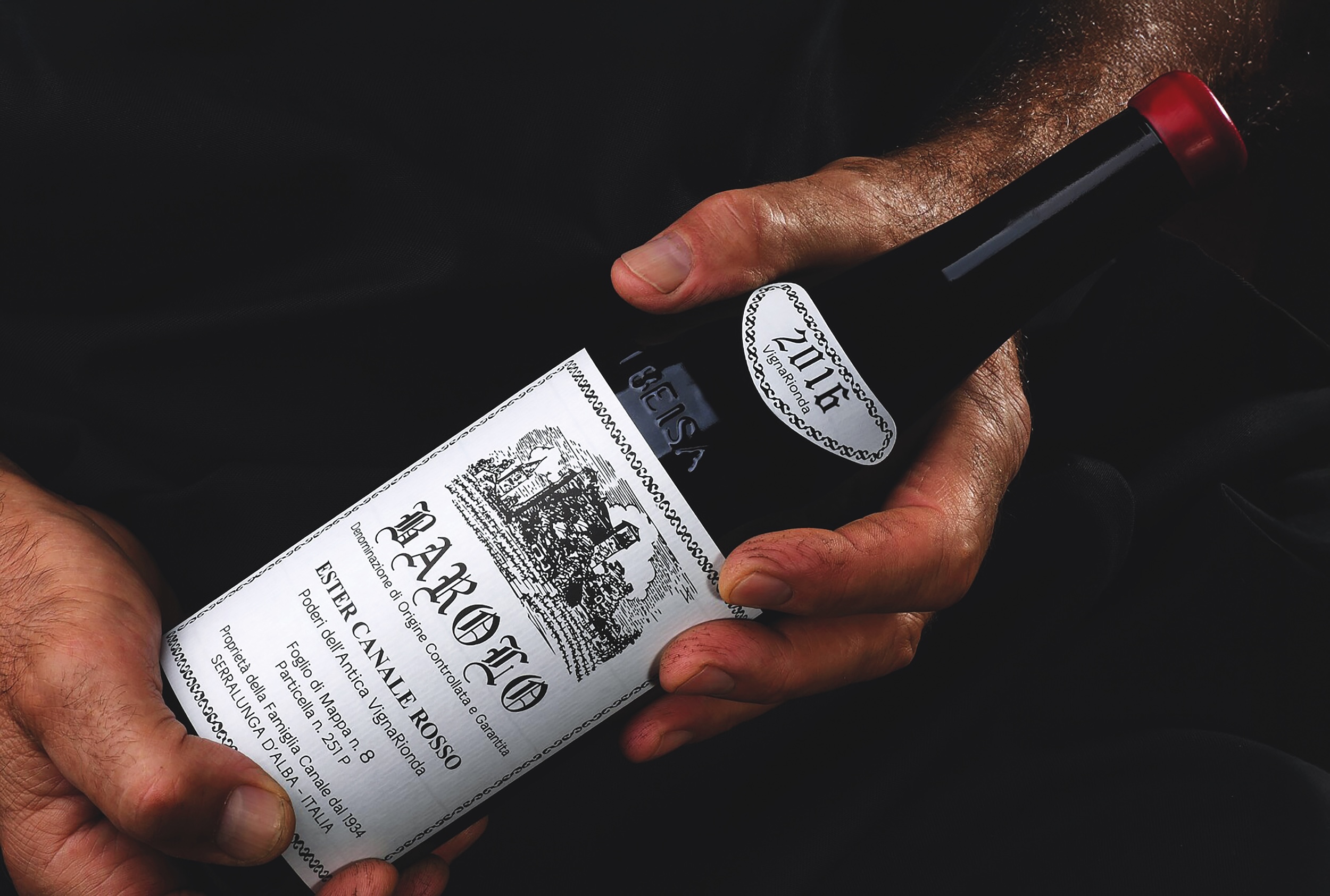 a bottle of 2016 barolo