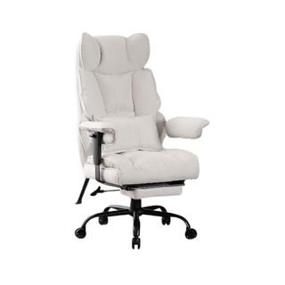 Efomao Fabric Office Chair in Cream Colorway
