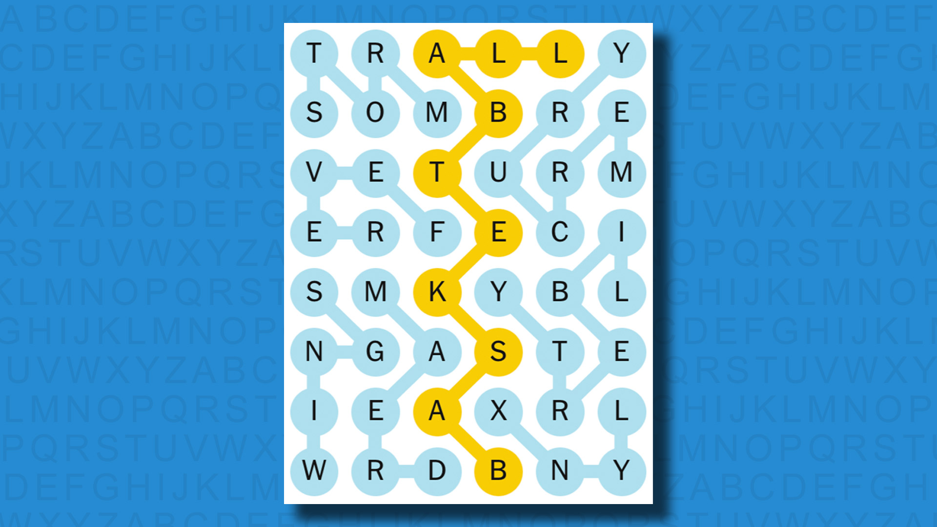 NYT Strands answers for game 440 on a blue background