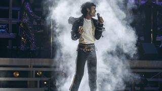 Jaafar Jackson playing Michael Jackson in Michael