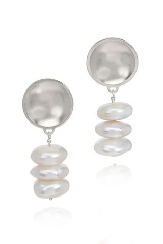 Kitty Joyas Angel Pearl Earrings