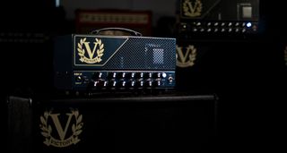 The new MKX lunchbox head is Victory Amps' flagship design, a compact 50-watt powerhouse with three channels 