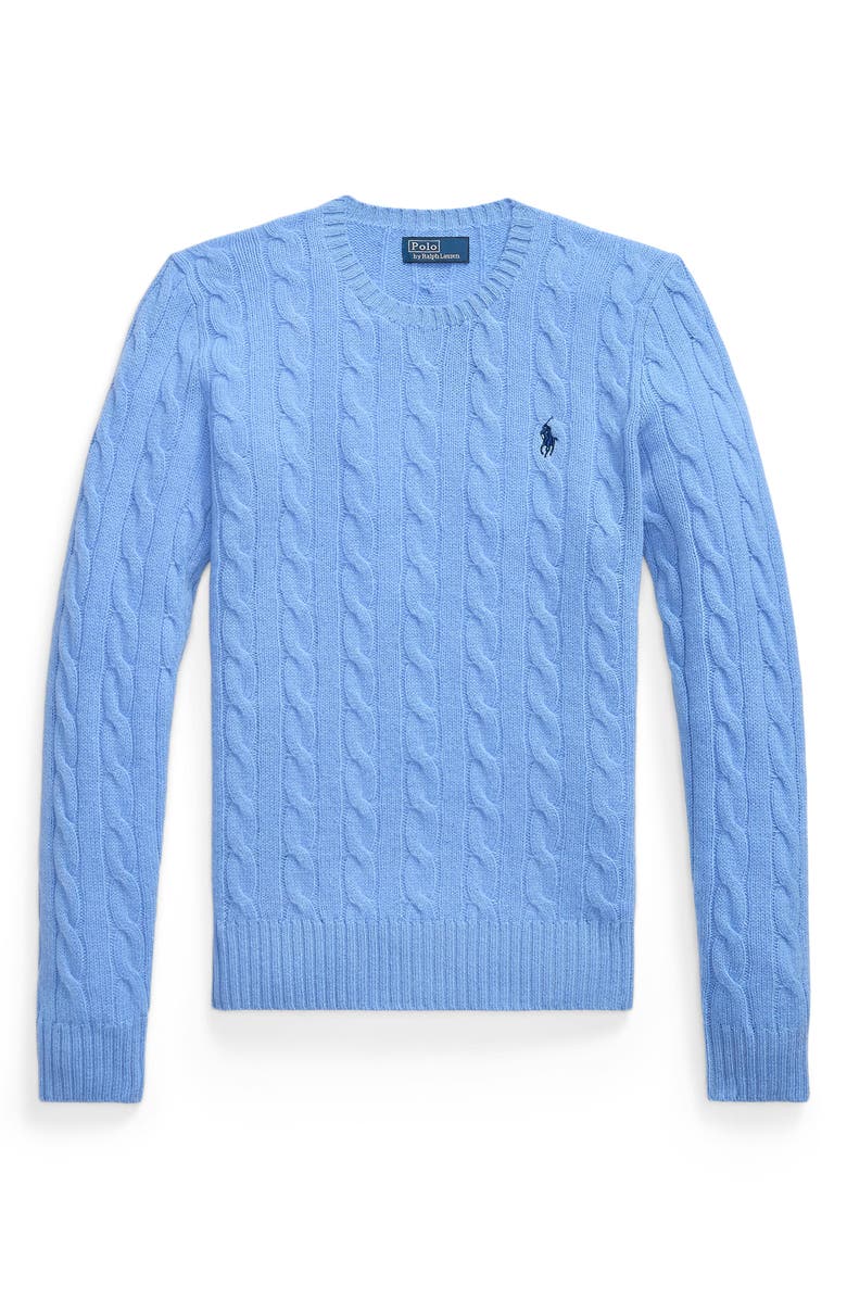 Polo Ralph Lauren Cable Wool &amp;amp; Cashmere Crewneck Sweater