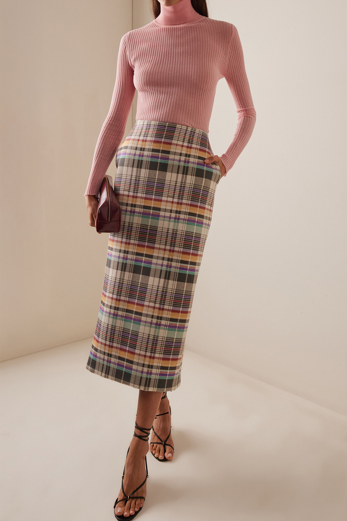 The Mercer Wool-Blend Pencil Skirt