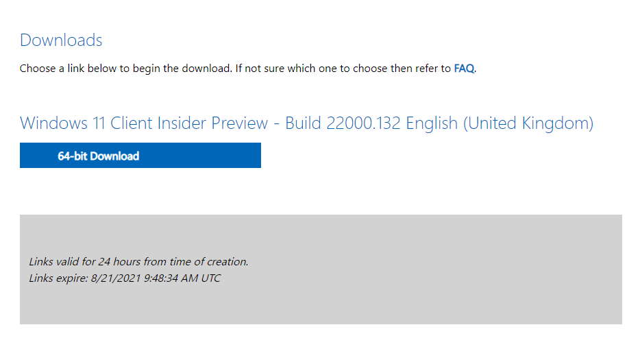 Microsoft Windows 11 ISO download