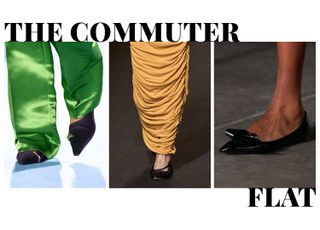 Future made graphic from Fall/Winter 2023 imagery of ballet flats