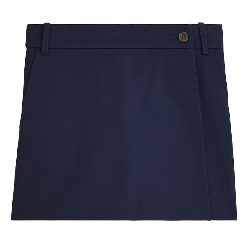 Navy blue mini skort, J Crew