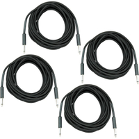 4-Pack 30’ Braided Guitar Cables: $59.99