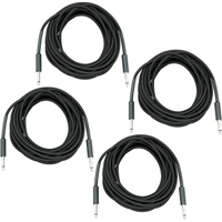 4-Pack 30’ Braided Guitar Cables: $59.99 $38.99