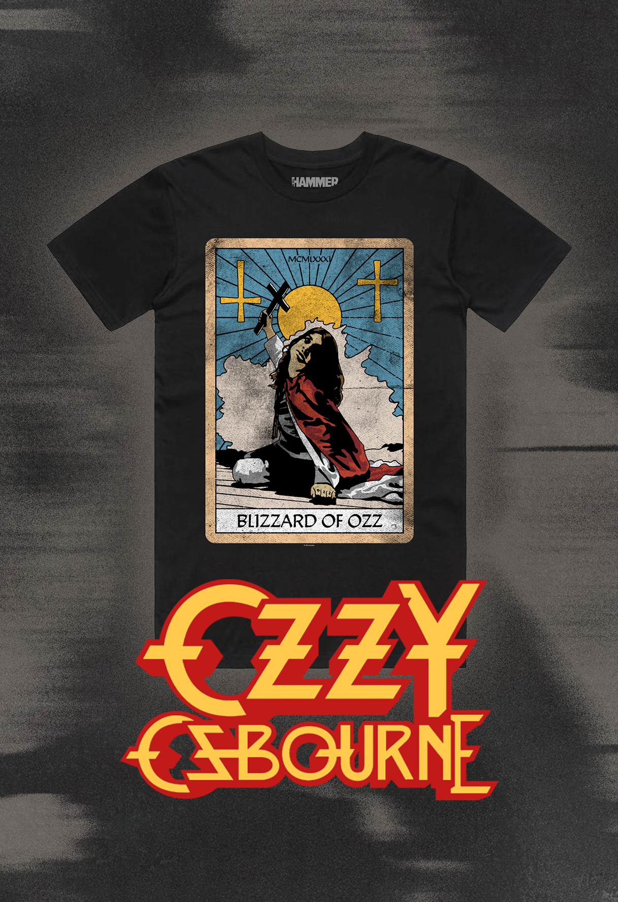 Ozzy Osbourne logo and t-shirt