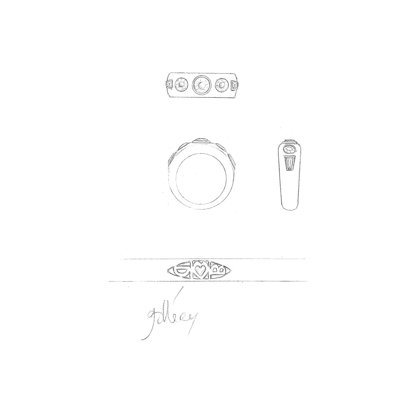 Bespoke engagement ring