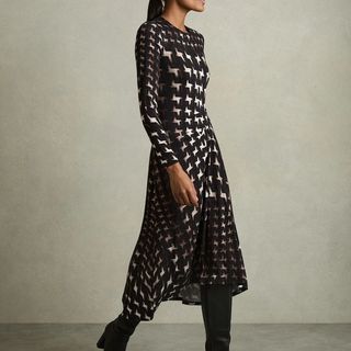 Reiss houndstooth dress