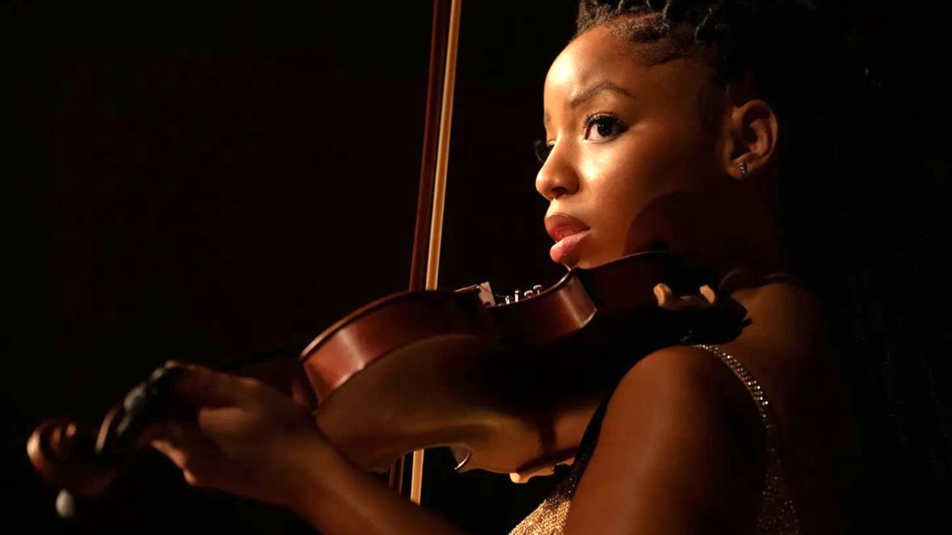 Chloe Bailey in promotional poster for "Strung"
