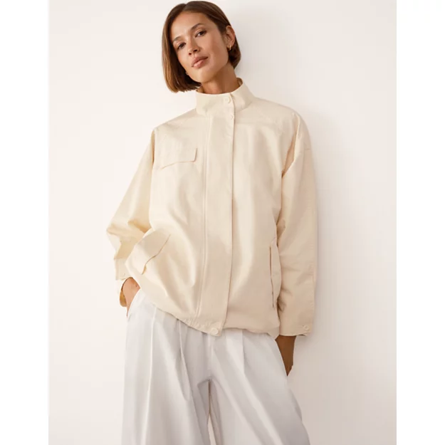Utility Cotton Blend Jacket | Seasonal Preview | the White Company