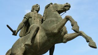 Statue of Alexander the Great in Thessaloniki, Makedonia, Greece