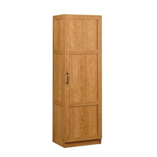 A tall wooden cupboard