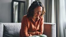 Woman struggling with mental health