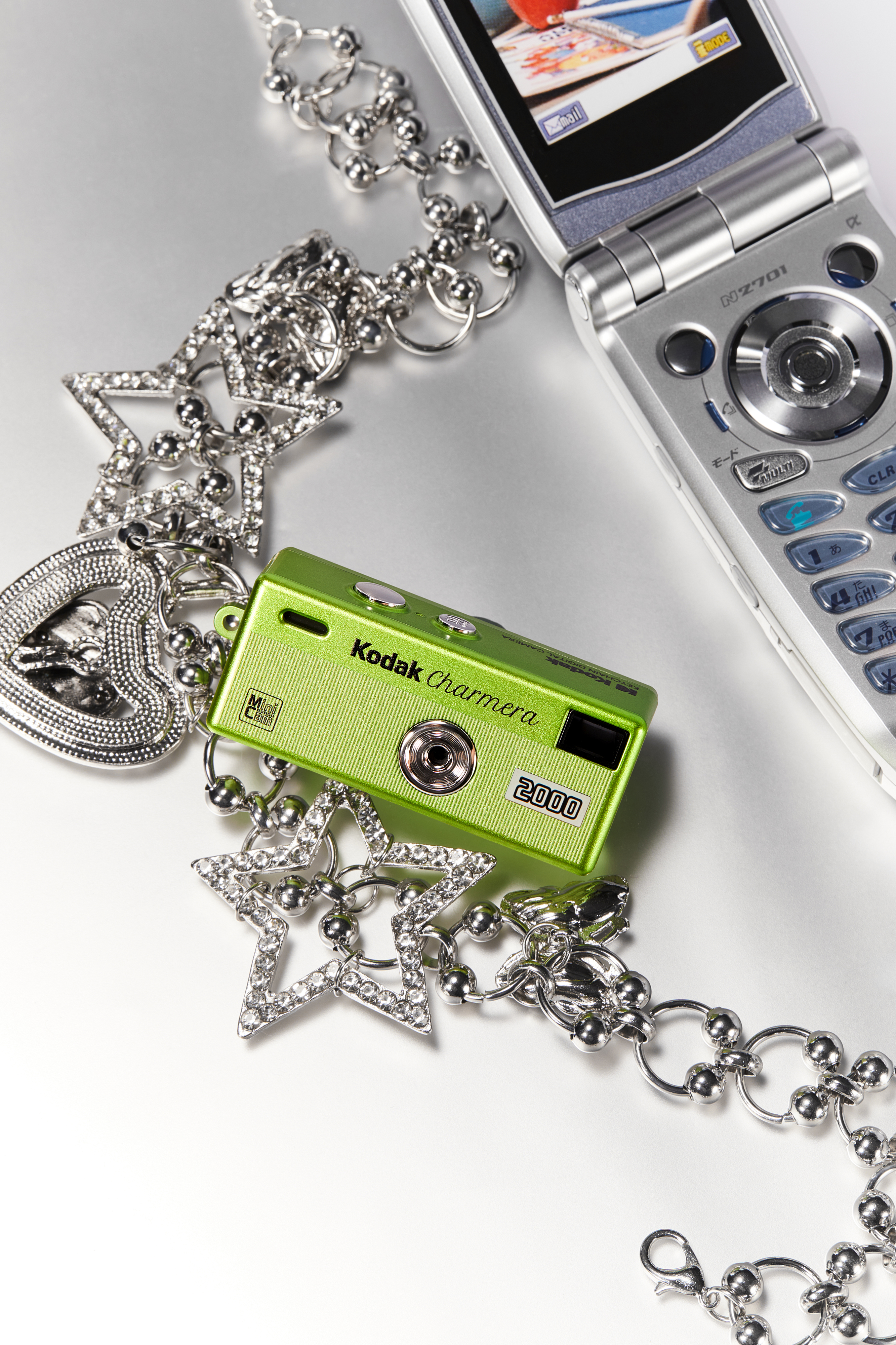 The Kodak Charmera Millennium Edition in a variety of y2K-inspired metallic designs
