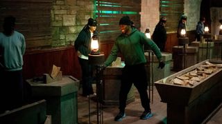 King Kenny sneaks around during the latest challenge in "The Celebrity Traitors"
