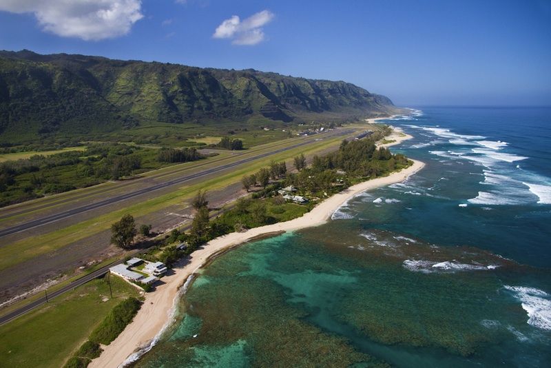 Oahu coastline, Hawaii