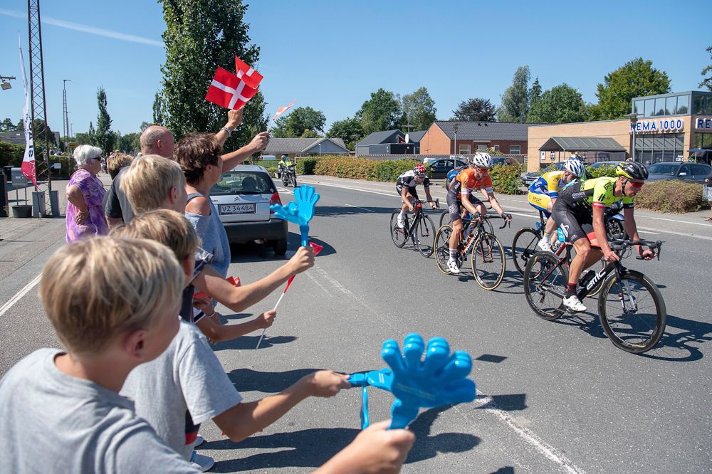 Fans along the route of stage 2 at the tour of Denmark