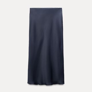 Zara satin slip skirt