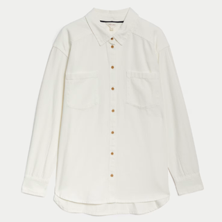 M&S Denim Collared Relaxed Shirt