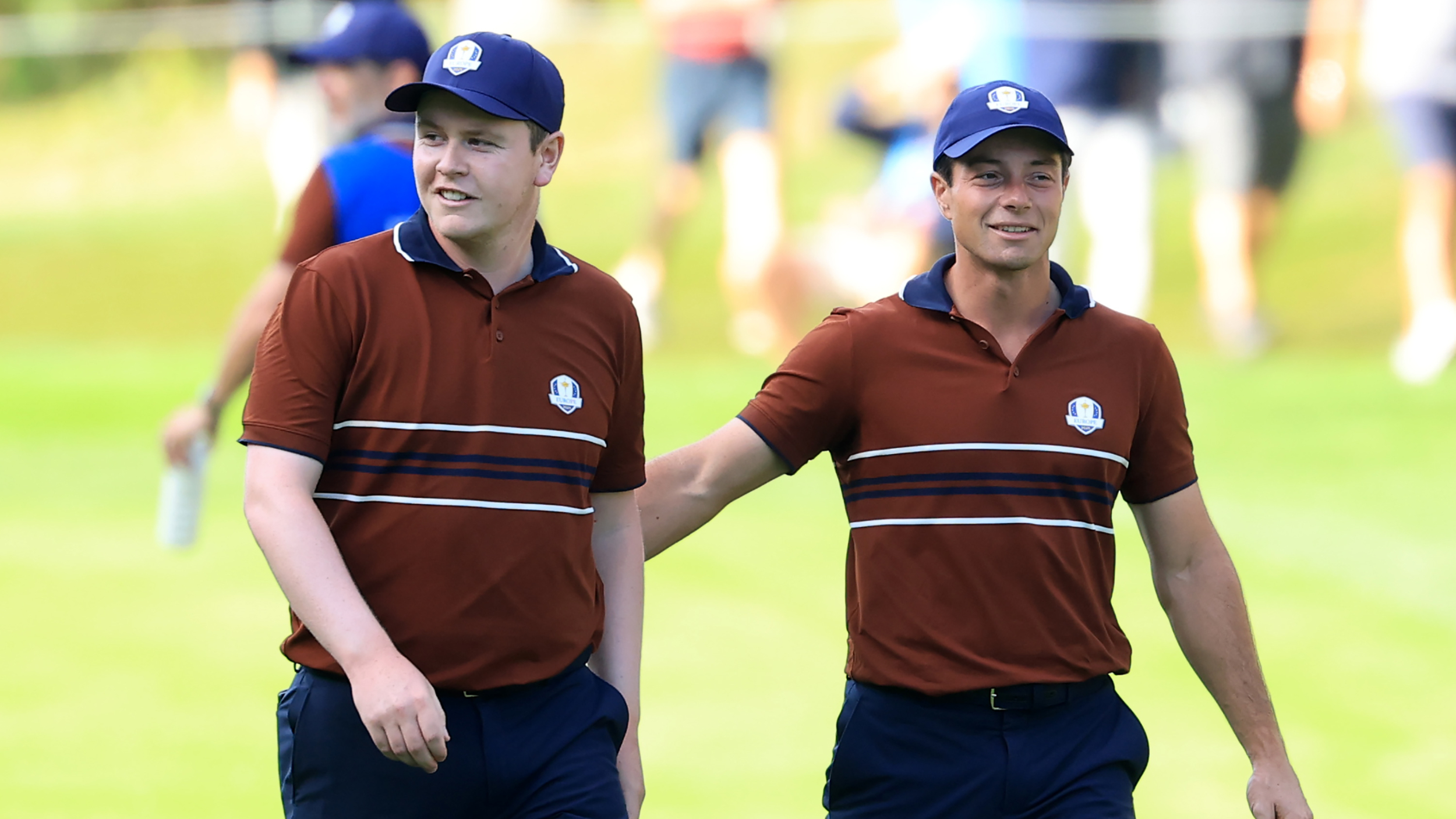 Robert MacIntyre and Viktor Hovland at the Ryder Cup