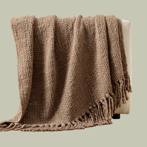 Pottery Barn, Textured Basketweave Knit Throw