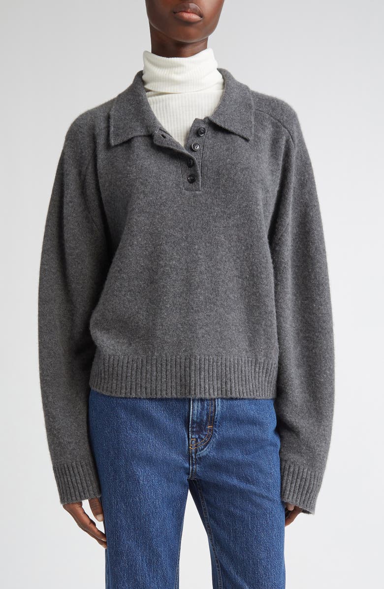 Homere Cashmere Polo Sweater